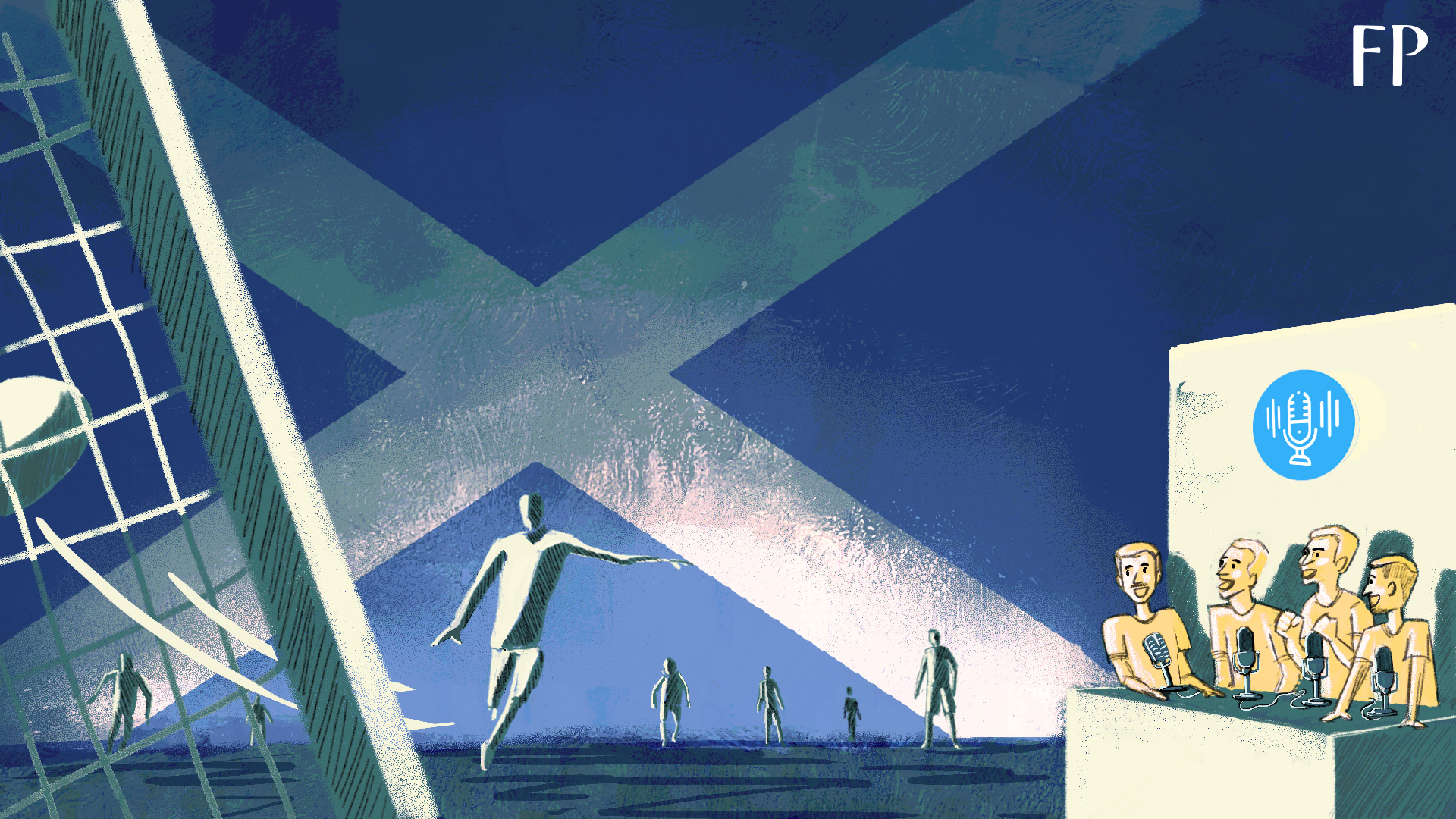 Vom Podcast ins gelobte Land? Könnte Open Goal den Erfolg ihres Studios auf dem Platz wiederholen und in der schottischen Fußballpyramide aufsteigen?